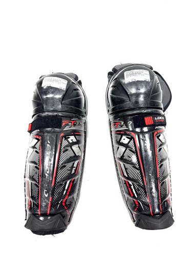 Used CCM JETSPEED FTFT370 Junior Shin Guards Black 12" 11860-S000300662