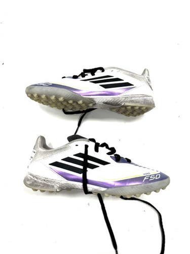 Used Adidas Soccer Turf Shoes Purple Junior 04.5 11860-S000300691