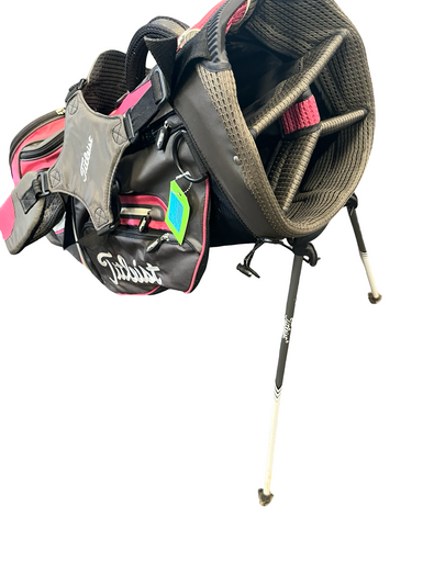 Used Titleist 4 WAY STAND BAG Womens Stand Bag Pink 11682-S000122470