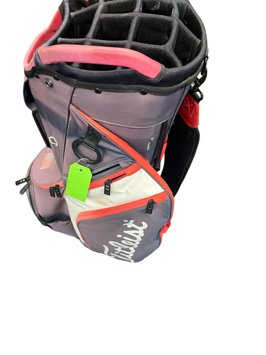 Used Titleist 14 WAY CART BAG Mens Cart Bag Navy Blue 11682-S000122471