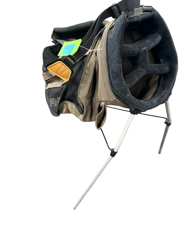 Used Ping 4 WAY HOOFER Mens Stand Bag Brown 11682-S000122568