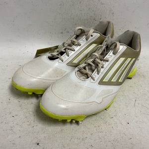 Used Adidas Adizero One Q46803 Mens Golf Shoes White And Optic Yellow Senior 12 11855-S000194469