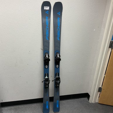 Used Fischer TREND Mens DH Ski/Binding Royal Blue 155 cm 11855-S000194453