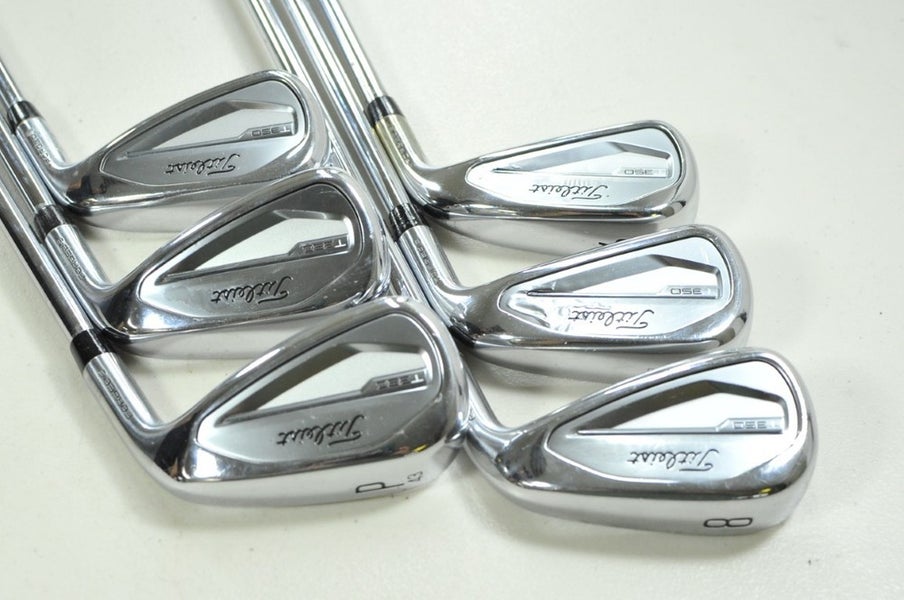 Titleist T350 2023 6-PW,48* Iron Set Regular Flex RH AMT Red R300 Steel # 198667