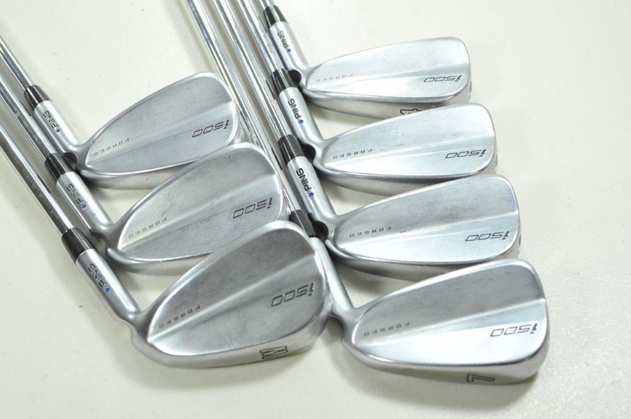 Ping i500 4-W Iron Set Regular Flex Blue Dot Right XP 95 R300 Steel # 198337