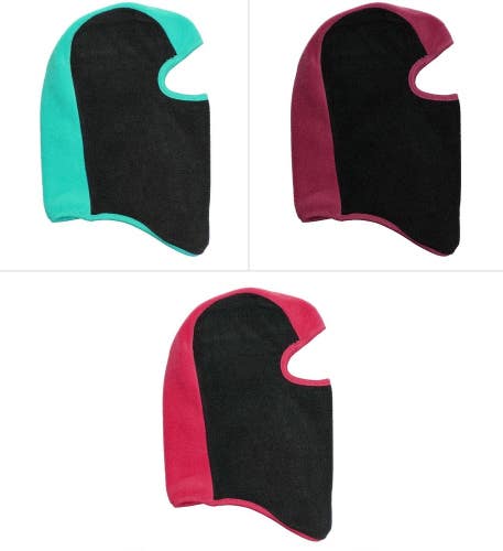 Grand Sierra JUNIOR GIRLS Fleece Balaclava, Winter Hat Face Mask, Ages 7-16