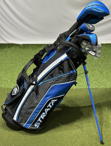 Strata Mens Ultimate 16-Piece Mens Golf Clubs Package Set LEFT Hand NEW!