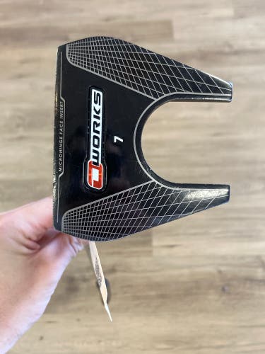 Used Odyssey O-Works 7 Left Handed Mallet Putter 33"