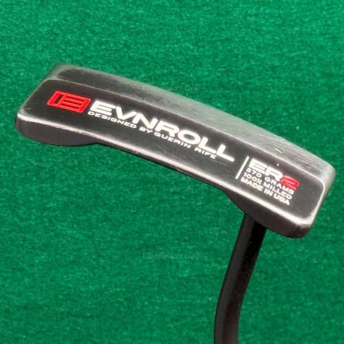 Guerin Rife EVNROLL ER2 Black SB 34.5" Putter Stability Fire w/Super Stroke & HC