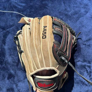 Brown Wilson A450 RH Infield Baseball Glove 12" (Used)