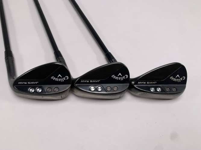 Callaway Jaws Raw Black Plasma Wedge Set 50* 10 | 54* 10 | 58* 10 DG Mens RH