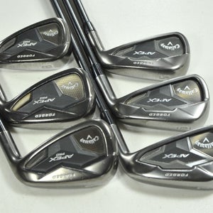Callaway Apex Pro Smoke 19 5-PW Iron Set Stiff RH XP 105 ST15 S300 Steel #204584