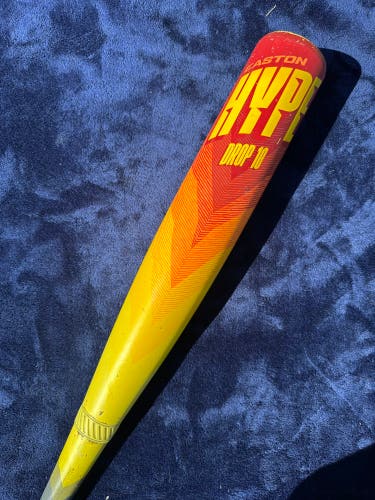 CRACKED 2024 Easton Hype Fire Composite Bat USSSA Certified (-10) Composite 19 oz 29" (Used)
