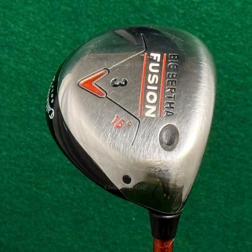 Callaway Big Bertha Fusion 15 Fairway 3 Wood Aldila NVS 350 55-S Graphite Stiff
