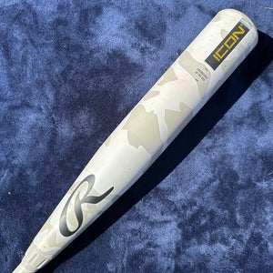 2025 Rawlings Icon Composite Bat USSSA Certified (-5) Composite 26 oz 31" (Used)