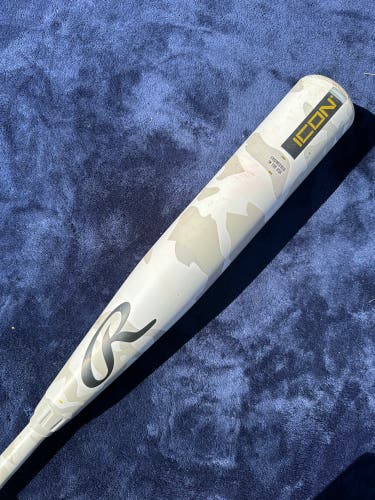 2025 Rawlings Icon Composite Bat USSSA Certified (-5) Composite 26 oz 31" (Used)