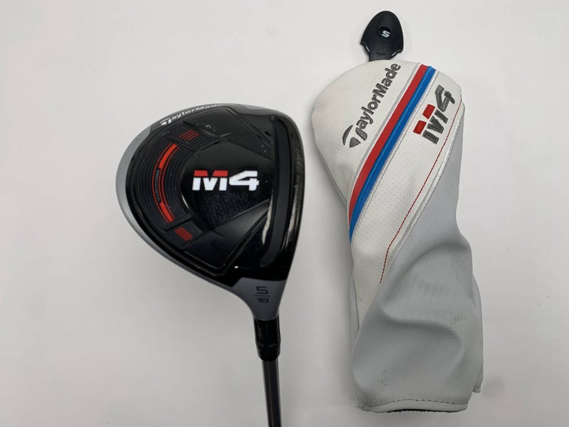 TaylorMade M4 5 Fairway Wood 18* Ladies Graphite Womens RH HC Undersize Grip