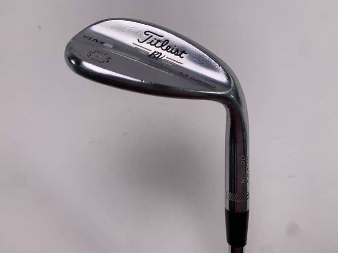 Titleist Vokey SM6 Tour Chrome Lob Wedge LW 60* 8 Bounce M-Grind Wedge RH