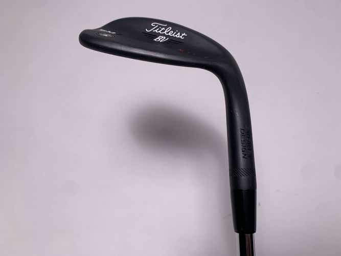 Titleist Vokey SM6 Jet Black Lob Wedge LW 60* 10 Bounce Wedge Steel Mens RH