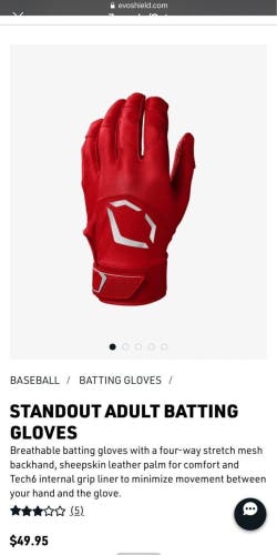 Evoshield Standout Adult Batting Gloves
