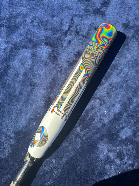 White 2021 DeMarini Prism+ Composite Bat (-11) Composite 19 oz 30" (Used)