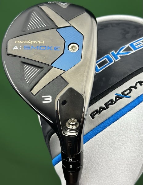 Callaway Paradym Ai Smoke Rescue 3-Hybrid 3H 18* Regular Cypher Sixty w/ Cover