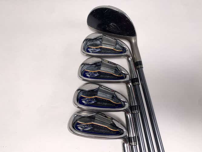 Tour Edge Bazooka Geomax 2 Iron Set 5H 7-9+SW Bazooka Ladies Graphite Womens RH