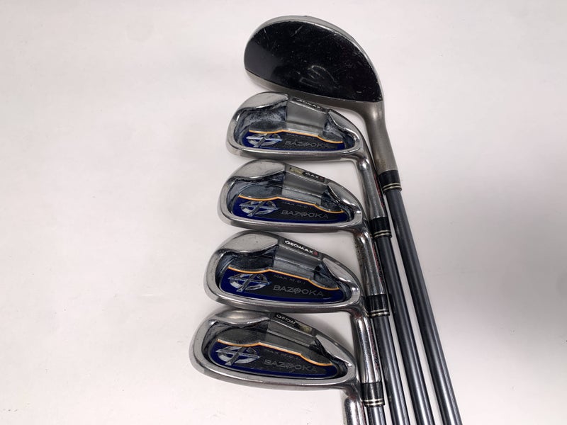 Tour Edge Bazooka Geomax 2 Iron Set 5H 7-9+SW Bazooka Ladies Graphite Womens RH