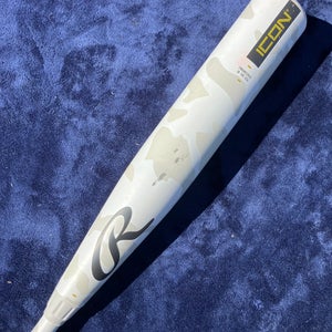 2025 Rawlings Icon Composite Bat USSSA Certified (-10) Composite 21 oz 31" (Used)
