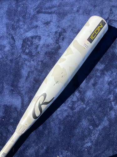 2025 Rawlings Icon Composite Bat USSSA Certified (-10) Composite 21 oz 31" (Used)