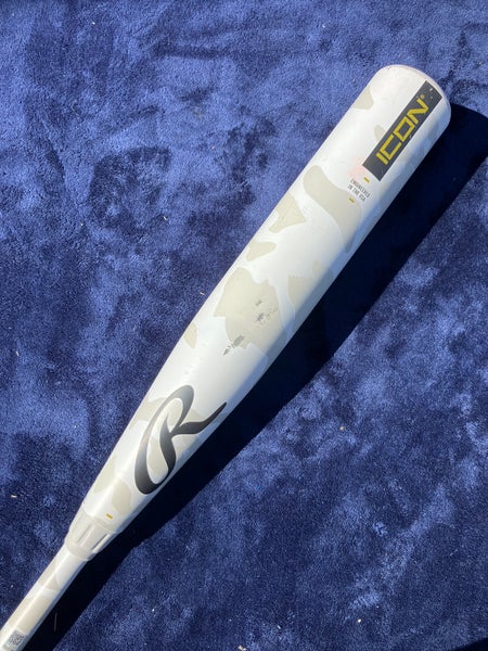 2025 Rawlings Icon Composite Bat USSSA Certified (-10) Composite 21 oz 31" (Used)