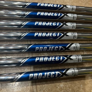Project X 6.0 Stiff Flex Steel Shaft Iron Set