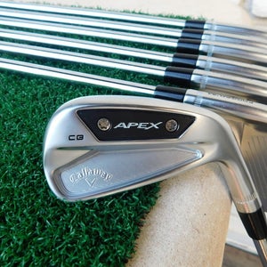 Callaway 2024 APEX CB Forged (4i-PW) Iron Set w/ N.S. PRO MODUS X-Stiff Shafts