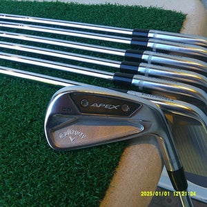 Callaway '24 APEX CB FORGED (4i-10i) Iron Set w/ True Temper S400 Stiff Shafts