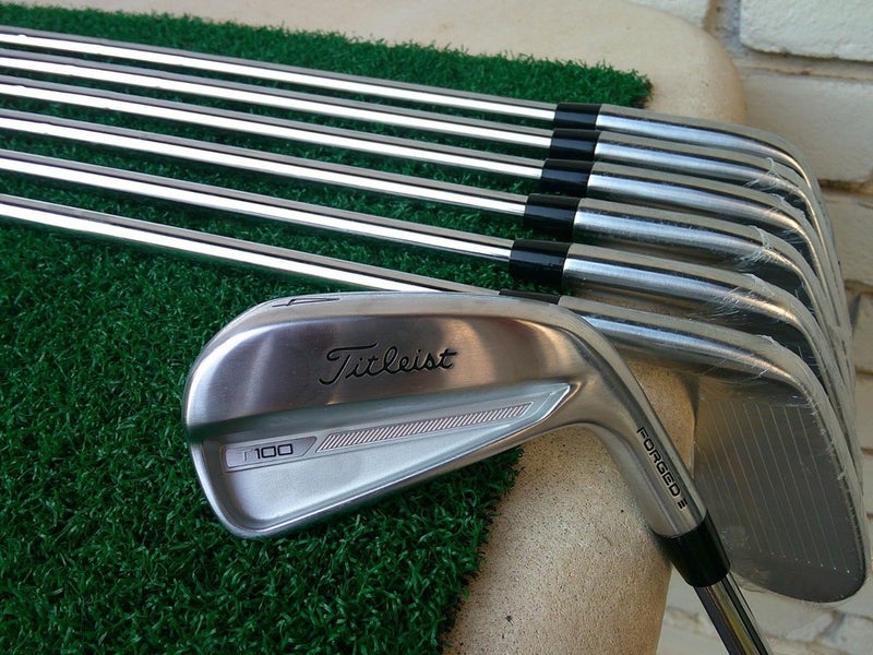 Titleist T100 Forged (4i-PW) Iron Set w/ True Temper AMT S300 Stiff Shafts
