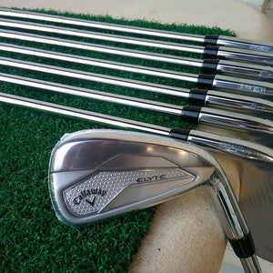 Callaway ELYTE (4i-PW+AW) Iron Set w/ True Temper VECTOR Stiff Shafts