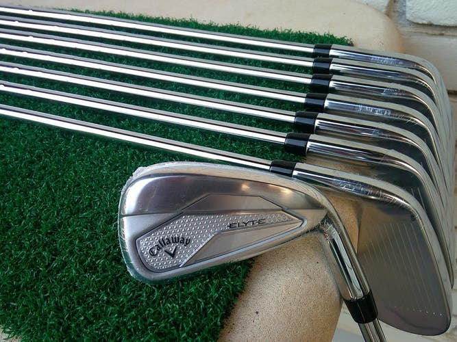 Callaway ELYTE (4i-PW+AW) Iron Set w/ True Temper VECTOR Stiff Shafts