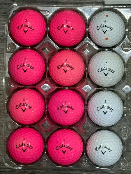 12 Callaway REVA Women’s Golf Balls - Some Pink