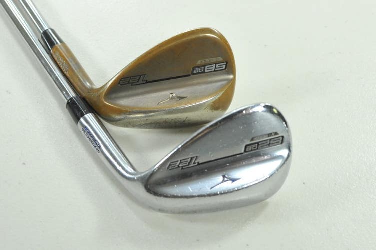 Mizuno T22 Denim Copper 58*, Chrome 62* Wedge Set RH Stiff Flex Steel # 205874