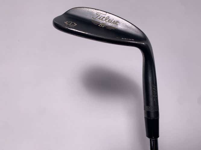 Titleist Vokey SM5 Raw Black Lob Wedge LW 60* K-Grind Wedge Steel Mens RH