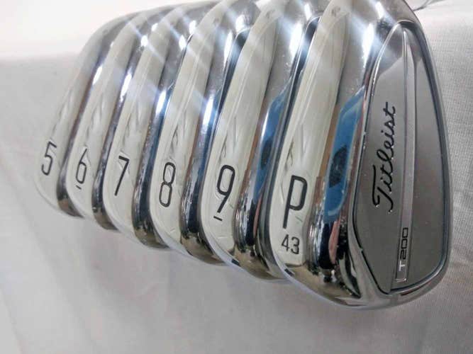 Titleist T200 Irons Set 5-PW (Steel KBS Tour Stiff) +1/2" LONG Forged Clubs 2023