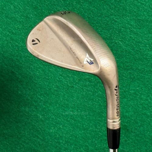 TOUR ISSUE TaylorMade Milled Grind 3 MG3 Raw 58-HB12 58 Lob Wedge Modus 3 Stiff