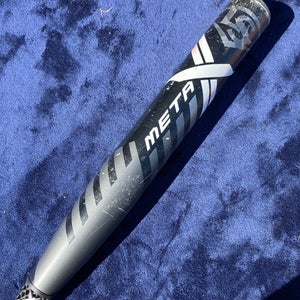 Gray 2022 Louisville Slugger Meta Composite Bat (-10) Composite 22 oz 32" (Used)
