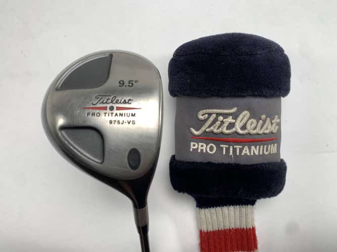 Titleist 975 JVS Driver 9.5* UltraLight 60g Stiff RH HC Midsize Grip