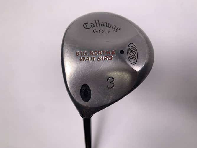 Callaway Big Bertha Warbird 3 Fairway Wood 15* RCH 96 Firm Graphite Mens LH