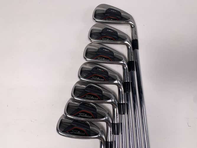 Titleist 712 AP1 Iron Set 5-PW+GW True Temper Dynalite Gold XP S300 Stiff RH