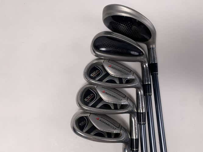 Adams Hybrid Irons Iron Set 5H 7-9+SW Aldila Idea Tech OS Senior Graphite RH