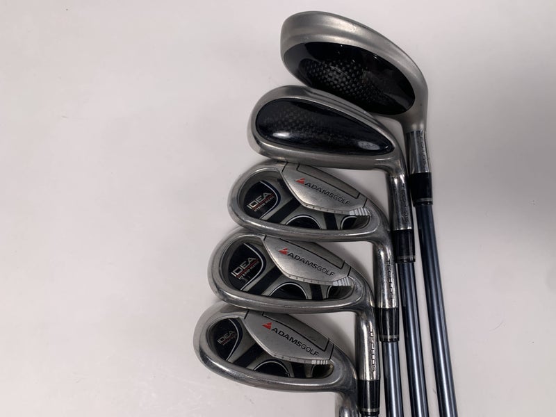Adams Hybrid Irons Iron Set 5H 7-9+SW Aldila Idea Tech OS Senior Graphite RH