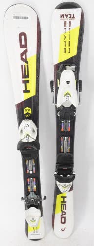 Head SuperShape Team Era 2.0 Kids Skis with Bindings - 97 cm Used