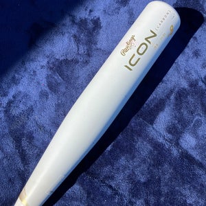 2024 Rawlings Icon Composite Bat USSSA Certified (-8) Composite 21 oz 29" (Used)